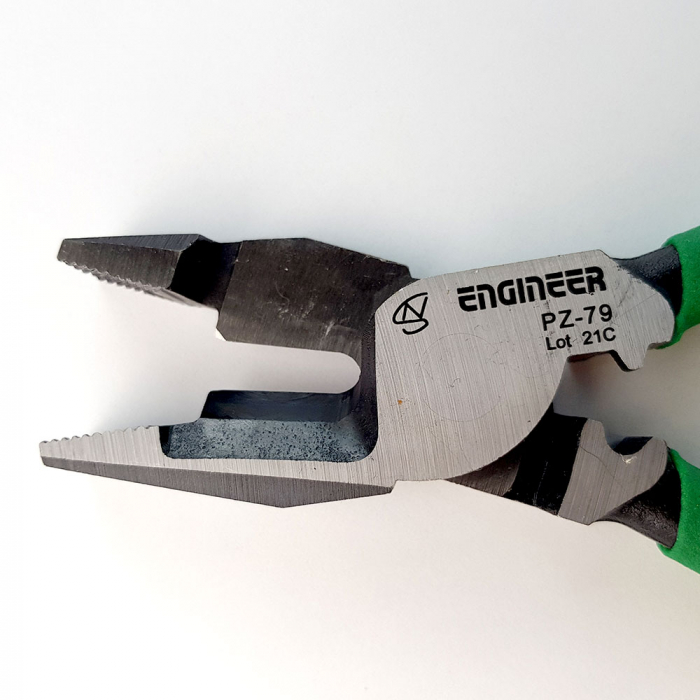 ENGINEER PZ-79, shear plier with screw removal jaws, tightening plastic or metal necklaces 215 mm [4]