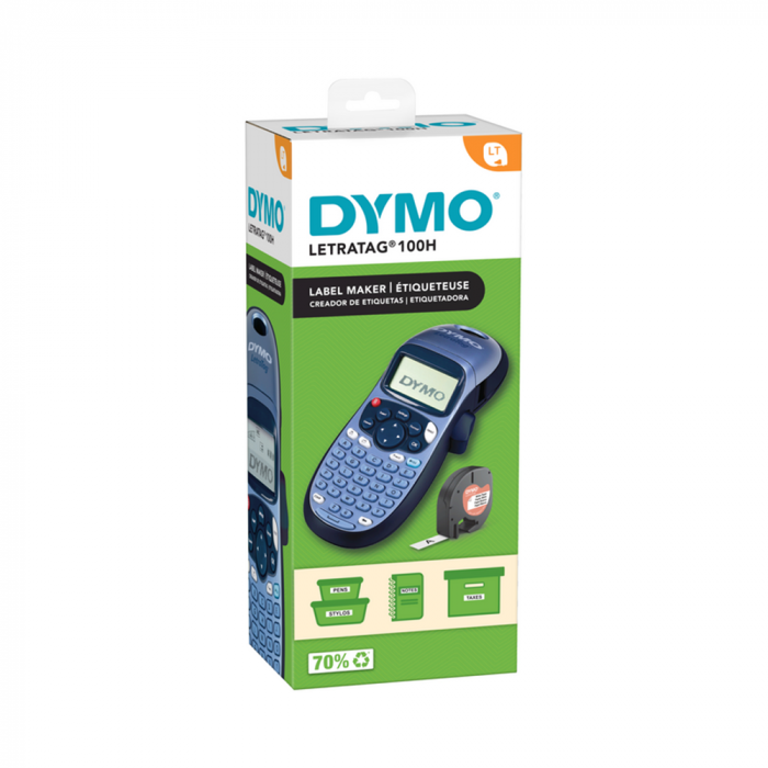 1 Ruban 91200 S0721510 Compatible pour Etiqueteuses DYMO LetraTag
