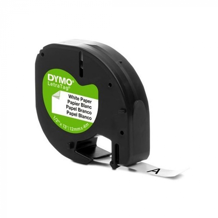 Dymo LetraTag LT-100H, ABC keyboard, included 4 x AA 1 tape Letratag labels white paper 2174577 [17]