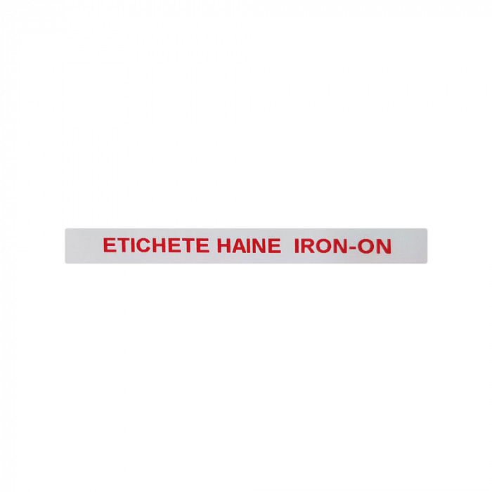 Etichete haine Iron-On 12mm x 2m, rosu/alb, 18769 S0718850 18773 18777-big