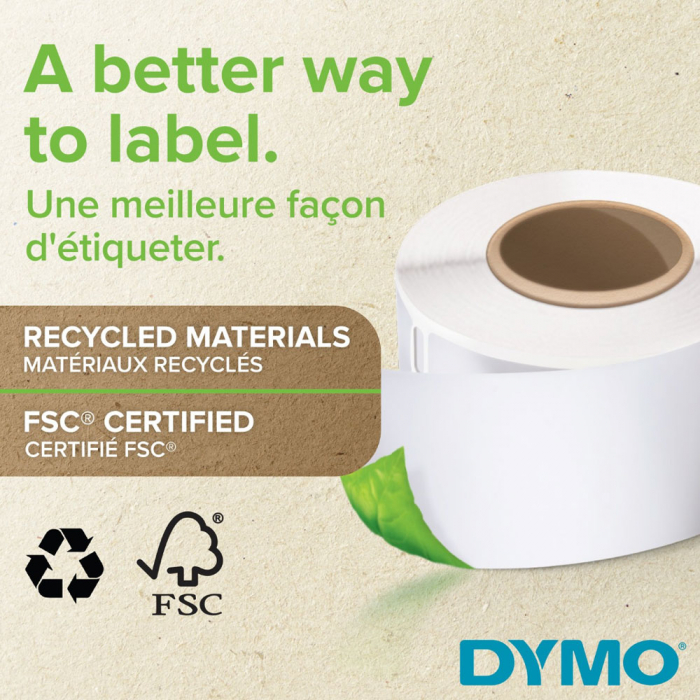 Return Address Labels Original LabelWriter 25 x 54 mm, White, Dymo LW 11352R S0722520-big