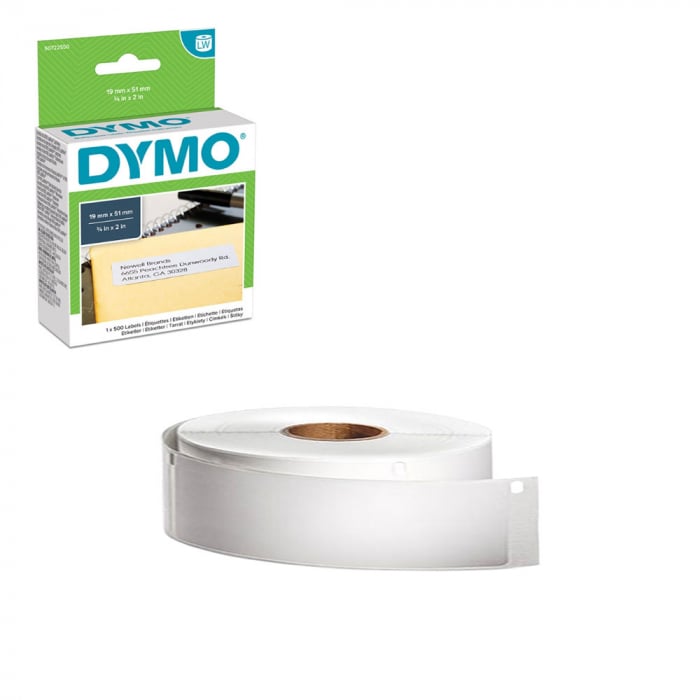 Original multifunctional labels DYMO LabelWriter 19 x 51 mm white DYMO LW 11355R S0722550 [6]