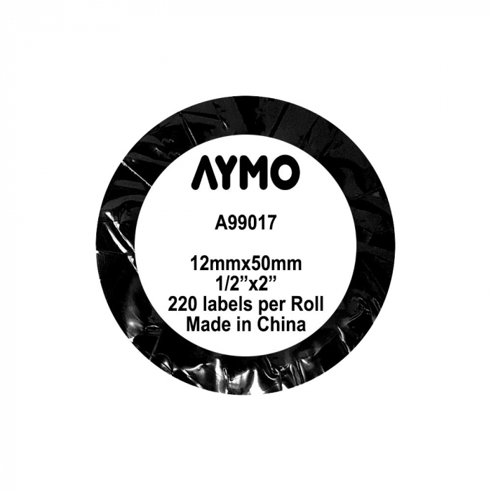 Etichete dosare suspendate albe 12 x 50mm compatibile Dymo 99017 S0722460 [7]