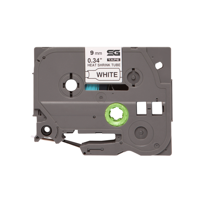 Tub termocontractabil compatibil Brother HSe-221 9mmx1.5 m negru/alb [1]