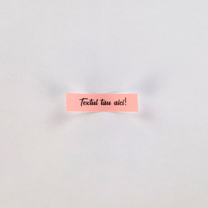 Universal labels 12mm x 4m pink plastic Q5-TBP31 [2]