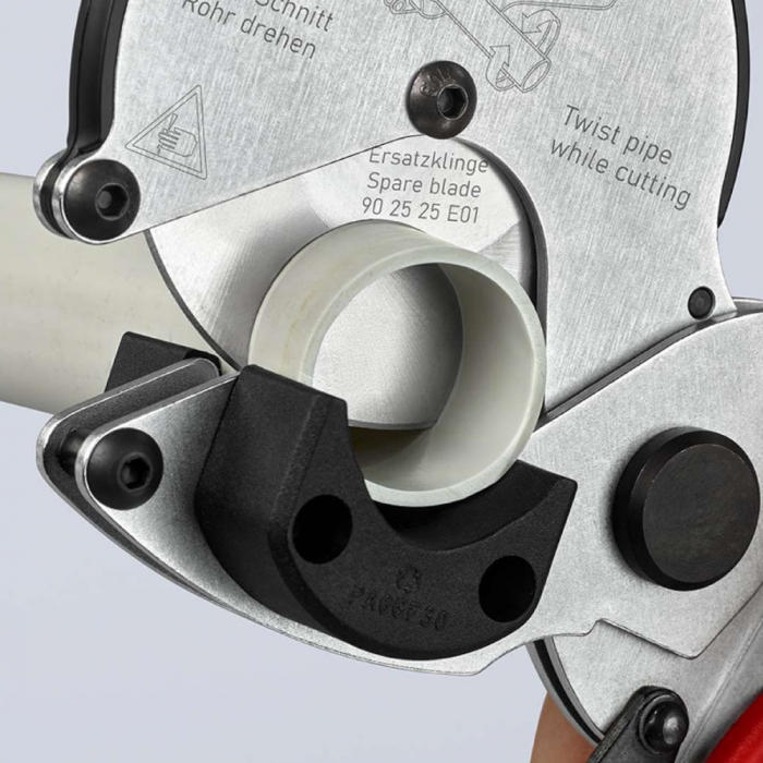 Plumbers scissors with disc for cutting composite and plastic pipes, Ø 26mm, KNIPEX 90 25 25 [9]
