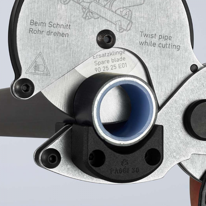 Foarfeca instalatori cu disc taiat tevi compozite si plastic, Ø 26mm, KNIPEX 90 25 25-big