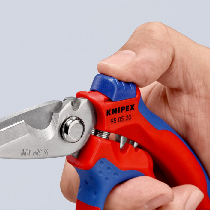 Foarfeca unghiulara electricieni, sertizare ferule, 160 mm KNIPEX 950520SB-big
