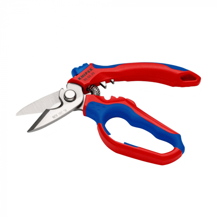 Angled scissors for electricians, ferrule crimping, 160 mm KNIPEX 950520SB-big