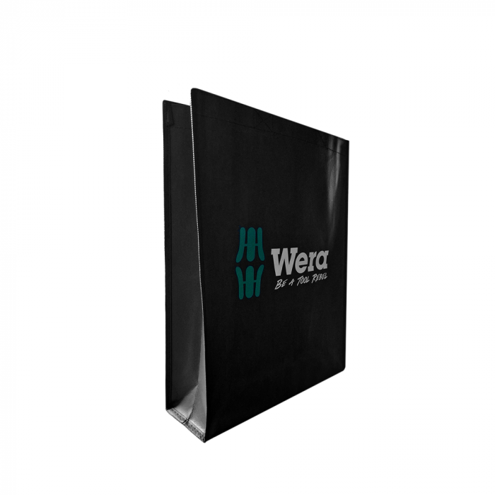 Wera Shopping Bag, iconic Tool Rebel design, durable polypropylene construction, 45×48 mm [2]