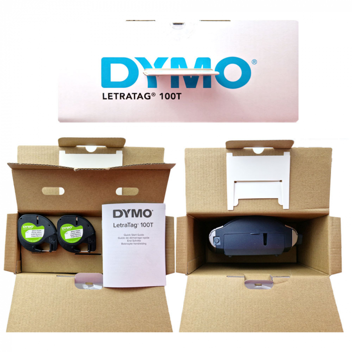 Dymo LetraTag LT-100T label maker, 2-line label editing, direct thermal printing or thermal transfer, 2174591 [2]