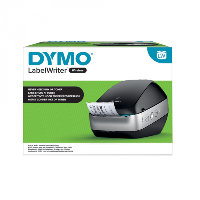 Aparat etichetare LabelWriter Wireless, imprimanta termica etichete, conectare PC si smartfone, Dymo 2000931-big