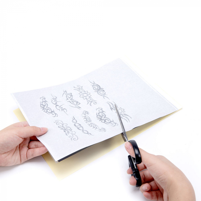 AIMO M08E-WS A4 portable thermal printer, direct thermal transfer, tattoo stencil printing, Bluetooth or Type C connection, 1200 mAh Li-Ion battery, compatible with IOS, Android, MAC or Windows [12]