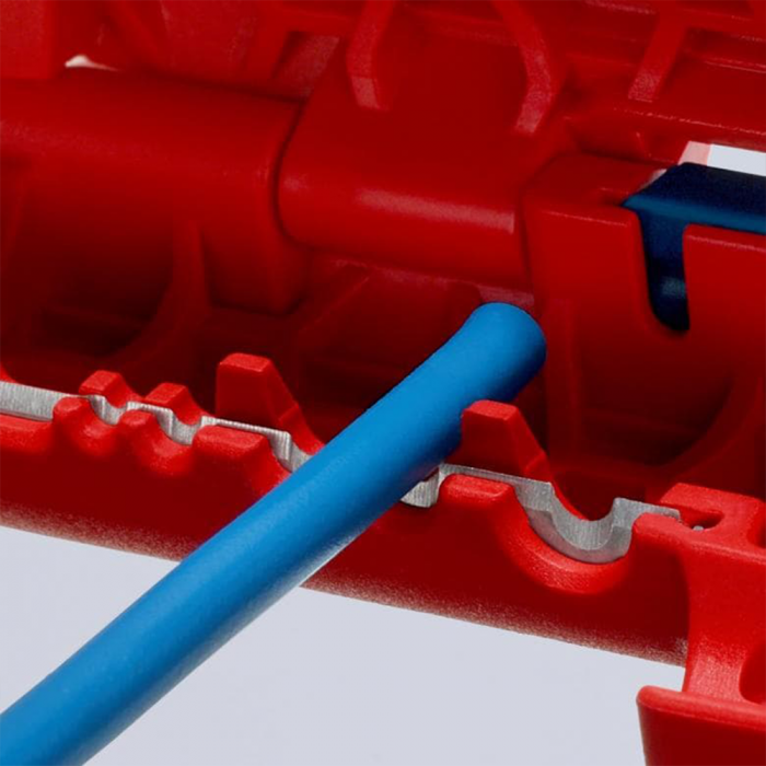 KNIPEX 16 95 03SB Ergonomic universal stripper, photovoltaic panel installations, including cutting insulation length [4]
