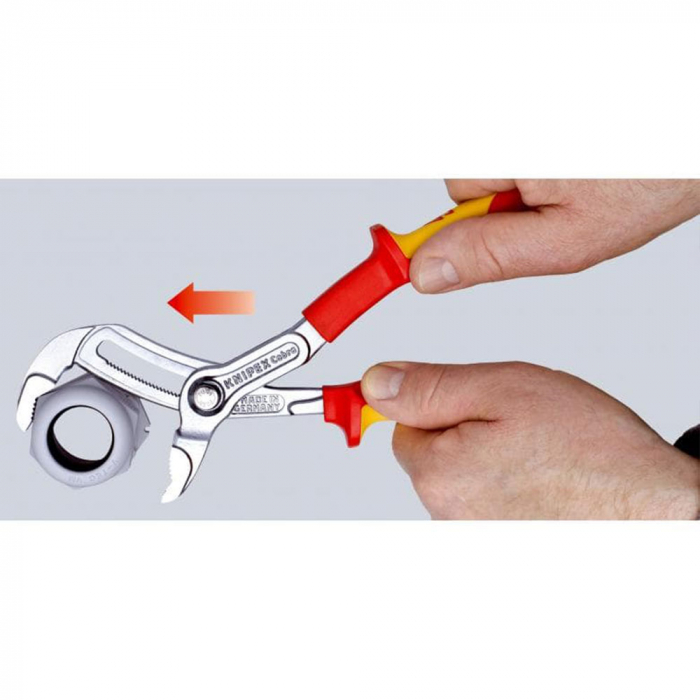 KNIPEX Cobra VDE High-tech 250 mm adjustable pliers for installers, self-locking device 8726250 [5]