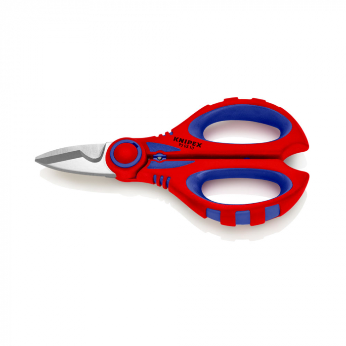 KNIPEX Electricians scissors, grimping ferules, multicomponent handles, 160 mm, 95 05 10 SB [13]