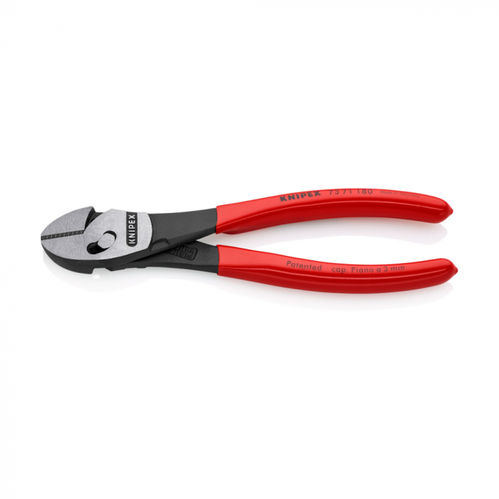 KNIPEX TwinForce, High Performance Diagonal Cutter, 180mm, plastic handle, Ø 5,5 mm, KNIPEX 73 71 180 [7]