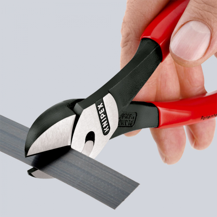 KNIPEX TwinForce, High Performance Diagonal Cutter, 180mm, plastic handle, Ø 5,5 mm, KNIPEX 73 71 180 [3]