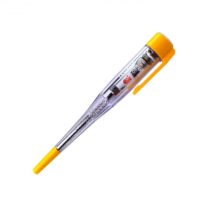 Creion LED testare prezenta tensiune Engineer DKD-03, 100-250V, curent alternativ, fabricat in Japonia, DKD-03-big