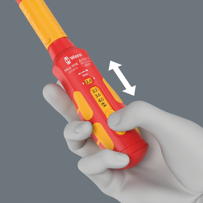 Wera 7516 VDE Safe-Torque Speed Screwdriver, 2.4-4 Nm [4]