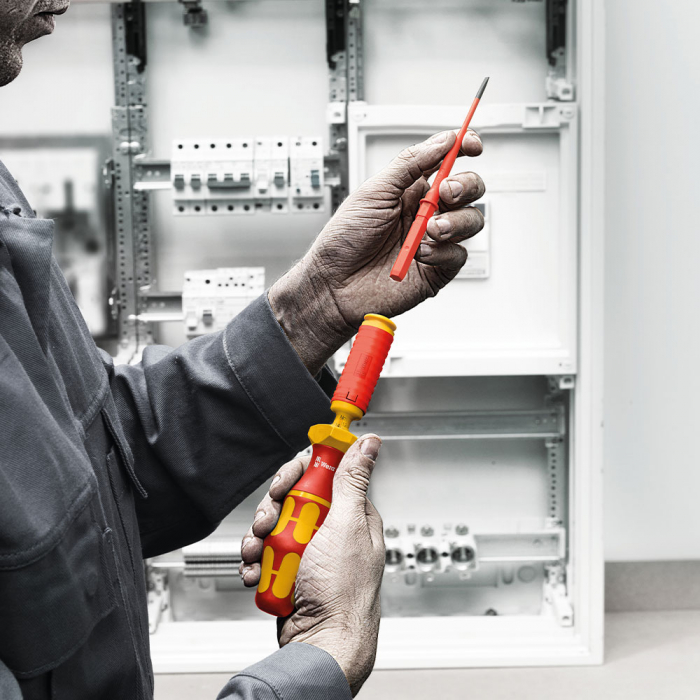 Screwdriver bit Kraftform Kompakt VDE WERA 62 iS PH1 x 154 mm corrosion protection red insulation 05003413001 [3]