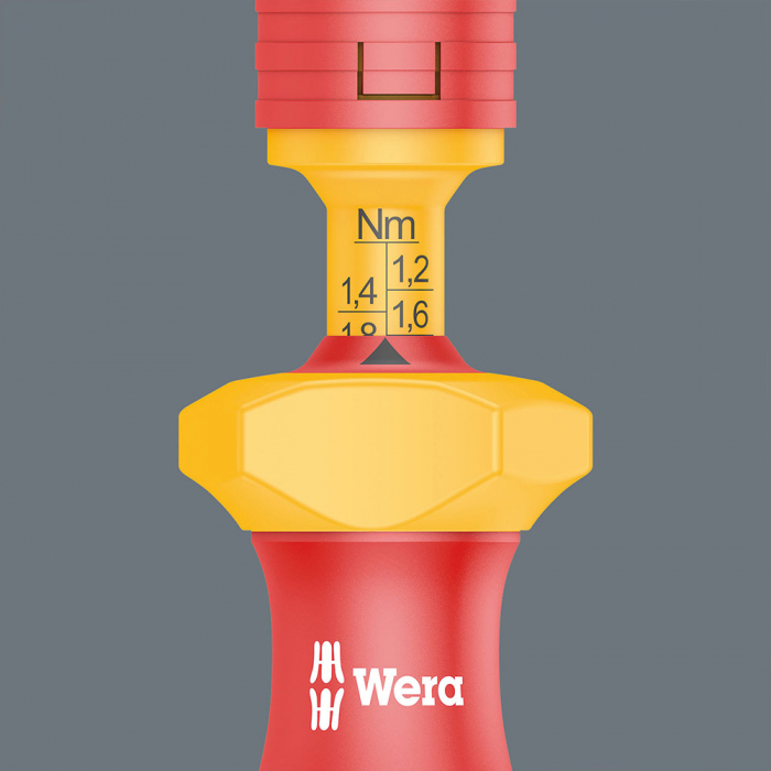 Maner surubelnita cuplu reglabil WERA Kraftform 7440 VDE 0.3 - 1.2 Nm 192 mm Multicomponent Antirostogolire 05074752001 [5]