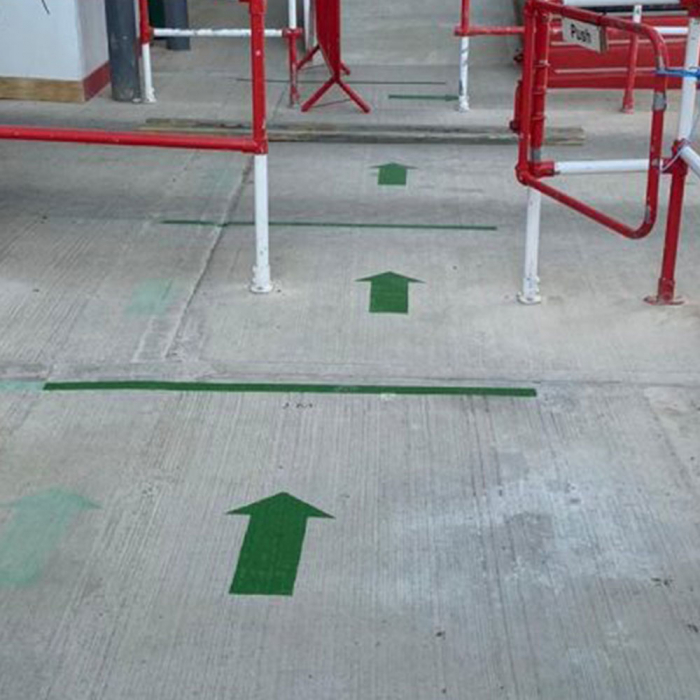 Marking/protection tape 3M 764i vinyl green, 50mm x 33m, marking indoor sports fields 70006299781 [3]