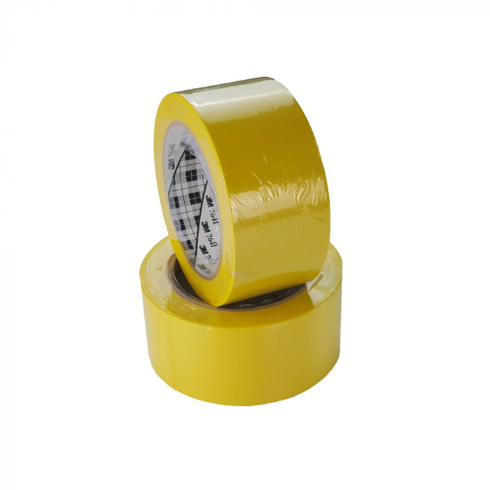 Banda marcare/protectie 3M 764i vinil galben, 50mm x 33m, marcare terenuri sport indoor, 70006299641 [5]