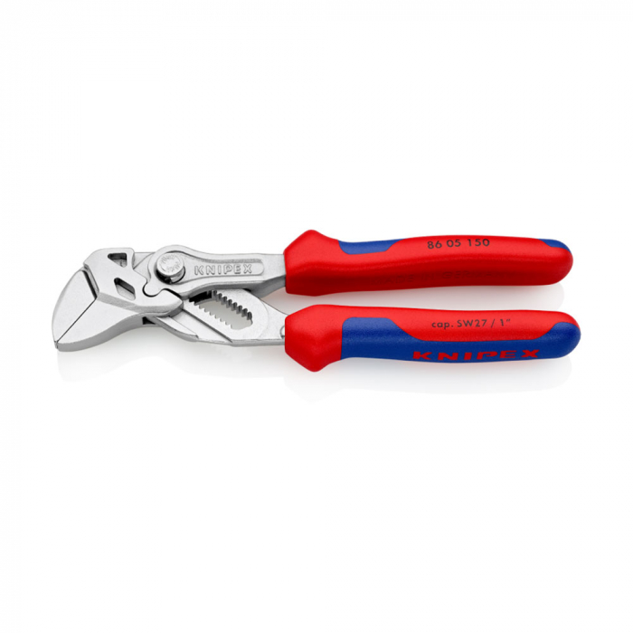 Mini Wrench Pliers, Self-adjusting, fine mechanics, plumbing, multicomponent handle, 150mm, KNIPEX 86 05 150 [4]