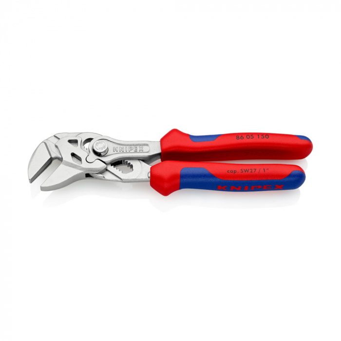 Mini Wrench Pliers, Self-adjusting, fine mechanics, plumbing, multicomponent handle, 150mm, KNIPEX 86 05 150 [3]