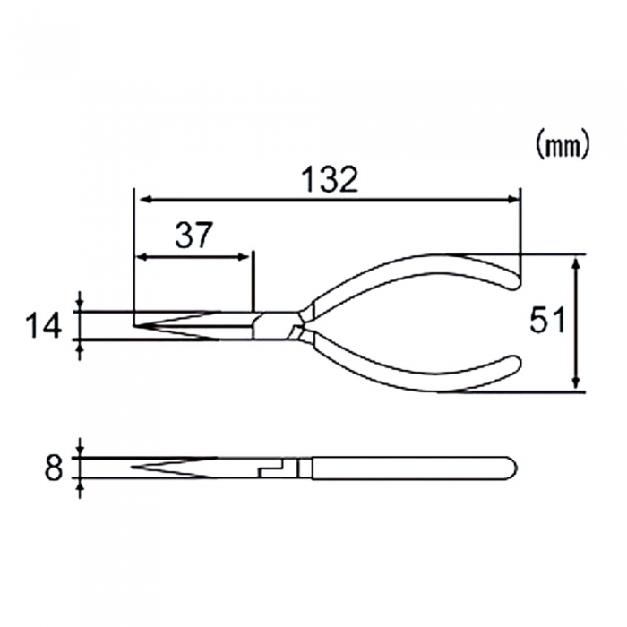 Miniature Long Nose Pliers ENGINEER PS-01, 125 mm, made in Japan [3]