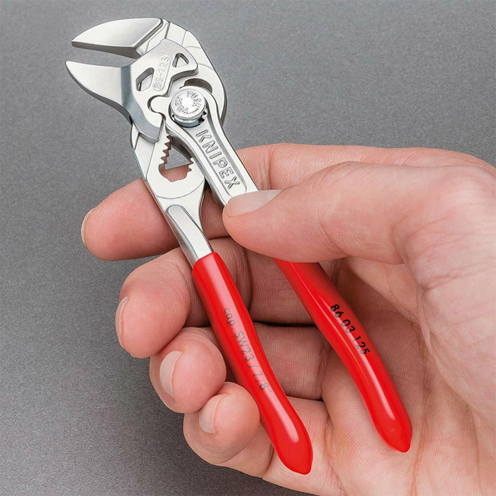 Minicleste Cheie cu reglaj automat, manere multicomponente, 125 mm, KNIPEX 8603125 [2]