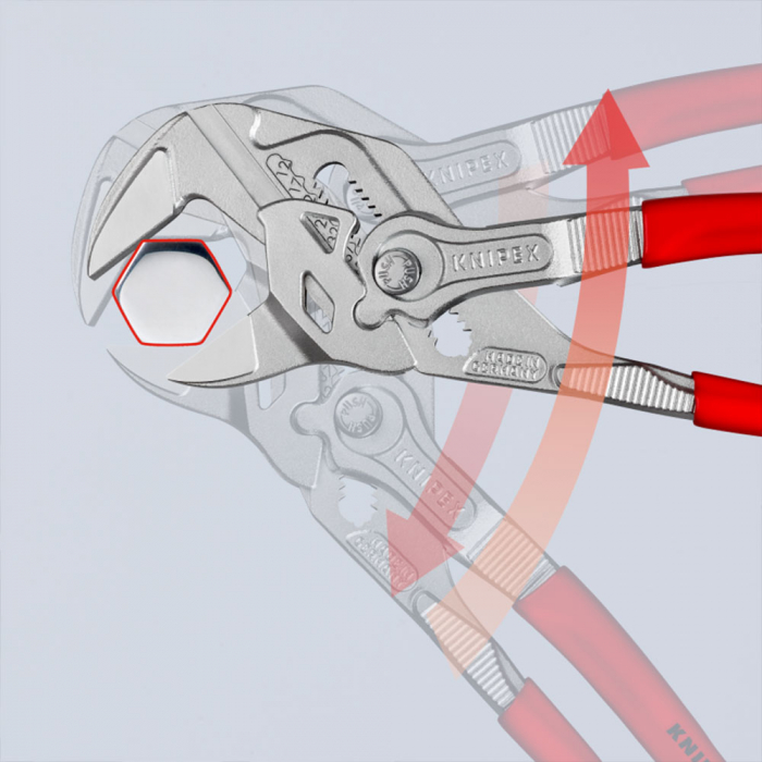 Pliers wrench, Pliers and a wrench in a single tool, 250 mm, KNIPEX 86 03 250 [7]