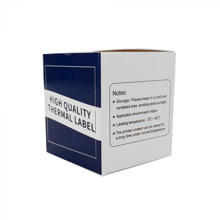 Etichete termice universale 30 x 15mm, plastic alb, permanente, 1 rola, 400 etichete/rola, pentru imprimanta M110 si M200-big