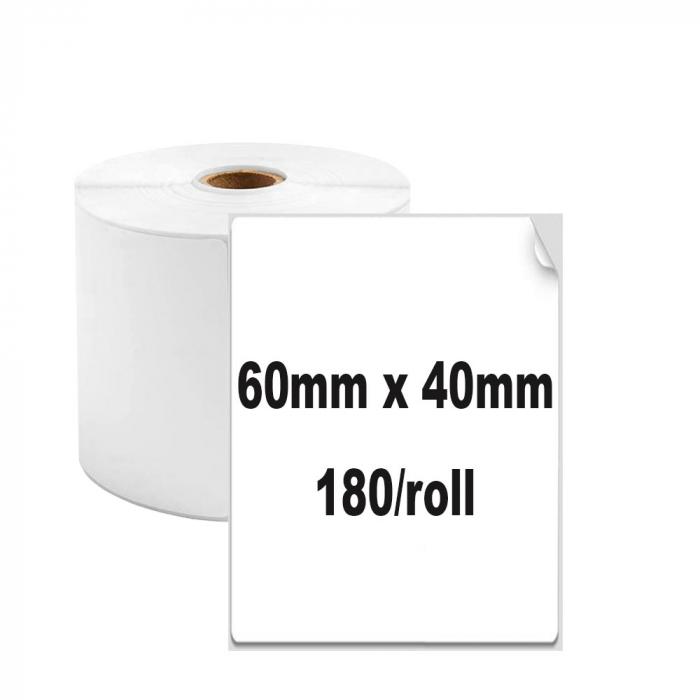 Thermal labels 60 x 40 mm white plastic for printer AIMO Phomemo M200 M220  180 labels [2]