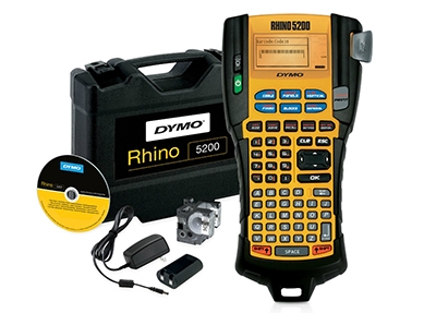 Dymo Rhino 5200, ABC, Kitcase and 4 x DYMO ID1 Vinyl Tape DY841400-big
