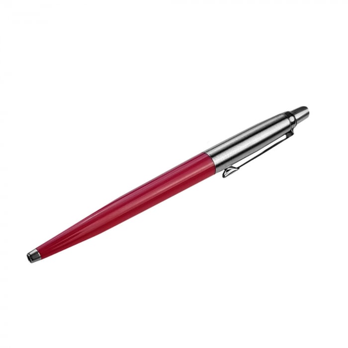 PARKER Jotter retractable ballpoint pen 0.8 mm, red with sancogrup logo-big