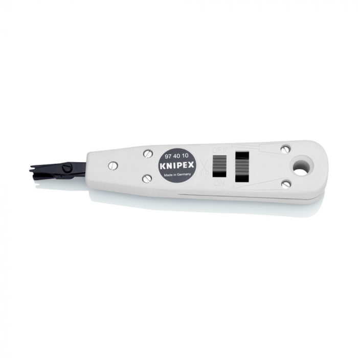 Insertor KNIPEX , Pentru LSA Plus si alte componente similare, manere plastic, 175 mm, 97 40 10 [12]