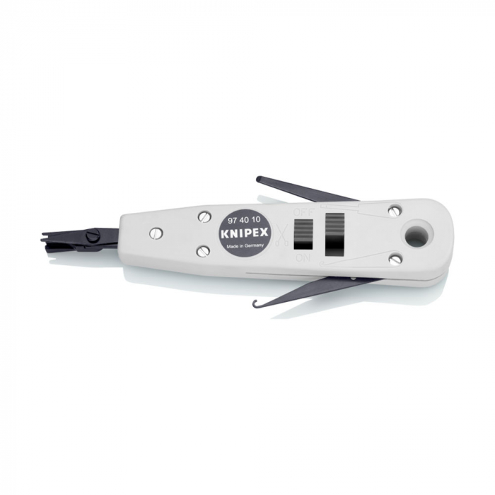 Insertor KNIPEX , Pentru LSA Plus si alte componente similare, manere plastic, 175 mm, 97 40 10 [11]