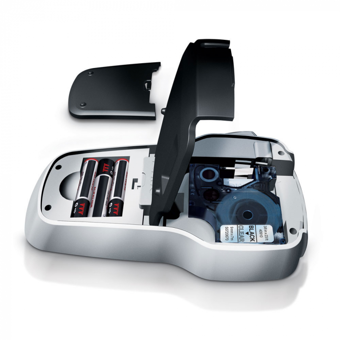 Set Aparat etichetat Dymo LabelManager 160 si 1 x Banda originala Dymo D1 12mm x 7m, negru/alb S0946320, S0720530-big