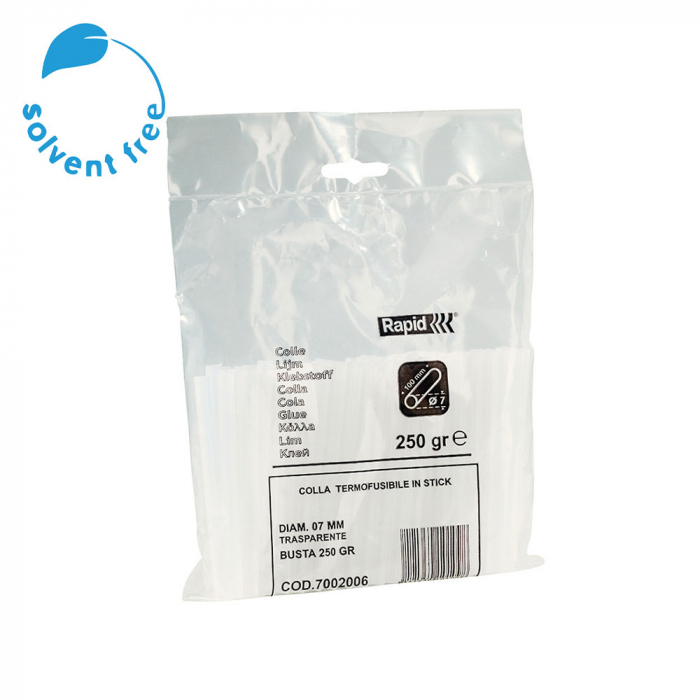 Baton silicon Rapid Fun to Fix transparent, Universal, Ø7mm x 100mm, baza EVA, 250 g/punga 57002006-big