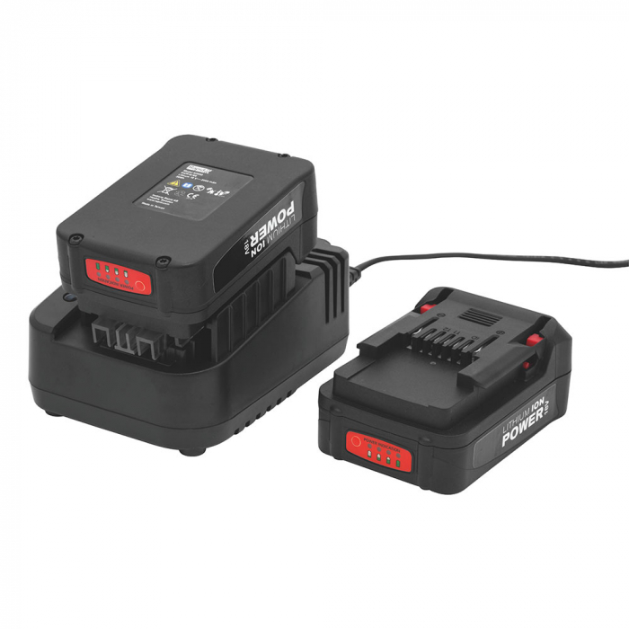 Rapid BN64/BN50 Battery 18V Li-Ion 2 Ah, fast charcing, LED power indicator light 5000838-big