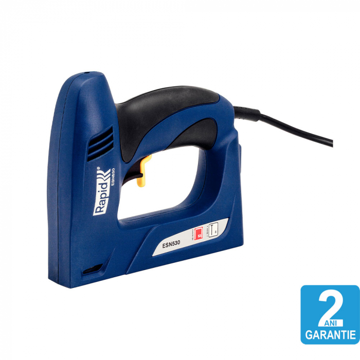 Capsator electric Rapid ESN530 pentru capse si cuie, tapiterie, capsare aproape de perete, magazie duala, capse 53/6-14mm, cuie 8/15mm 22275601 [2]