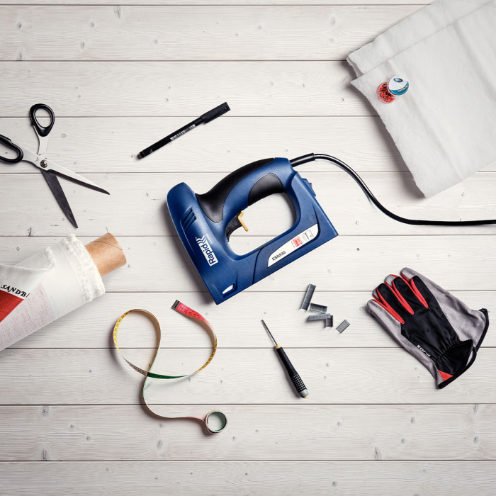 Rapid ESN530 Electric Staple and Nail Gun briefcase kit, upholstery, staple close to a wall, dual magazine, staples 53/6-14mm, nails 8/15mm 5000129 [3]