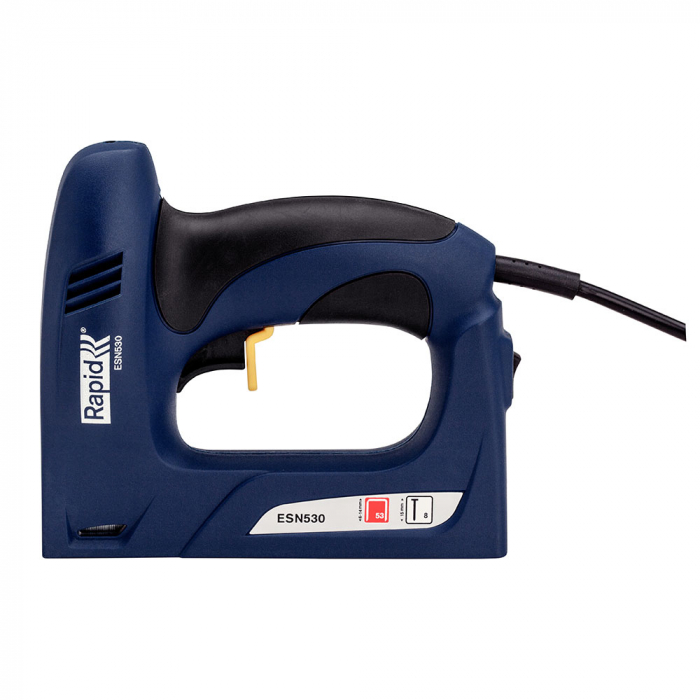 Capsator electric Rapid ESN530 pentru capse si cuie, tapiterie, capsare aproape de perete, magazie duala, capse 53/6-14mm, cuie 8/15mm 22275601 [8]