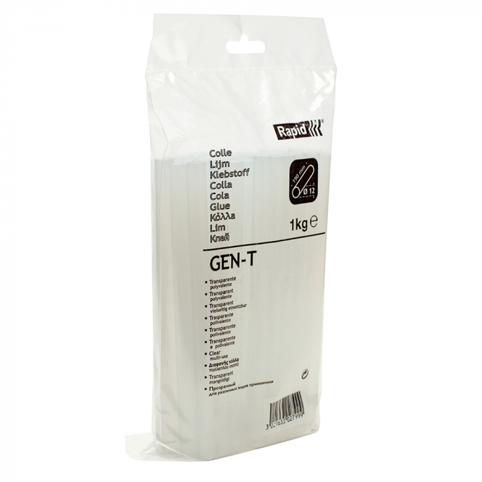Baton silicon Rapid GEN-T Universal transparent, Ø12mm x 190mm, baza EVA, 1 kg/pachet 40302799 [10]