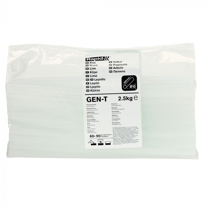 Baton silicon Rapid GEN-T Universal transparent, Ø12mm x 295mm, baza EVA, 2.5 kg/pachet 40302800 [11]