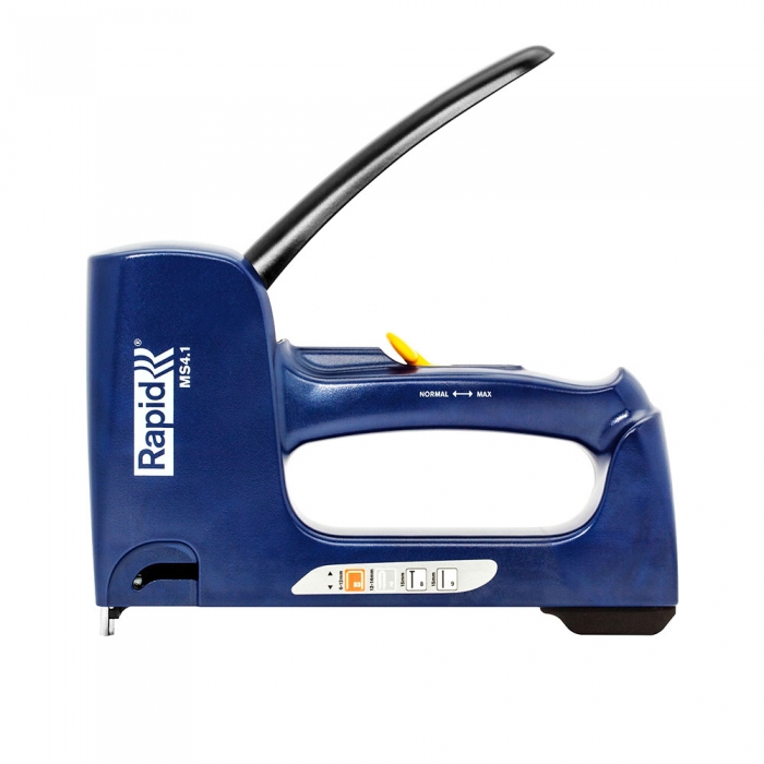 Rapid Multitacker MS4.1 Staple Gun, 2-steps force adjuster, extended nose, staples 53/6-12 mm, cable staples 7/12-14, nails 8/15, pin 9/15, 3 year guarantee, made in Sweden 5000065 [12]