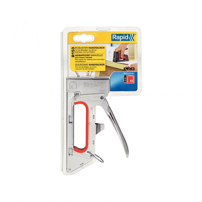 Capsator tacker Rapid PRO R153E, capse 53/4-8 mm, 5 ani garantie, fabricat in Suedia 20511050-big