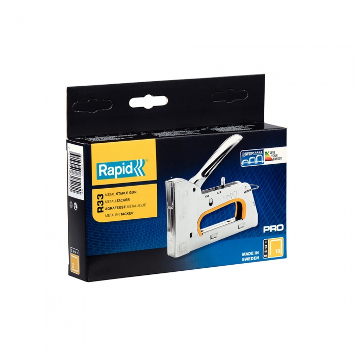 Capsator tacker Rapid PRO R33E, ajustare forta capsare in 3 trepte, capse 13/6-14 mm, 5 ani garantie, fabricat in Suedia 10582521 [9]